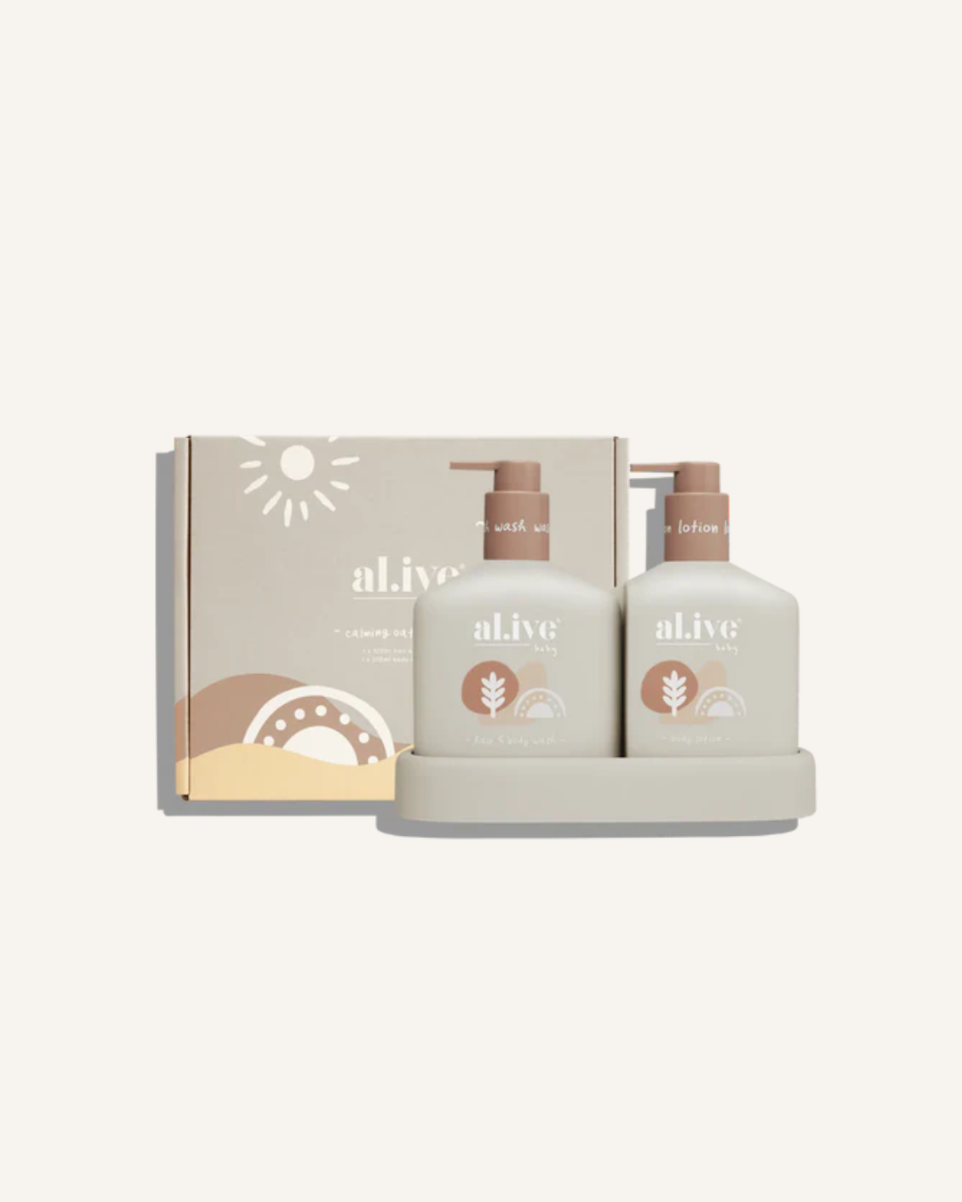 AL.IVE BABY WASH & LOTION DUO - CALMING OATMEAL
