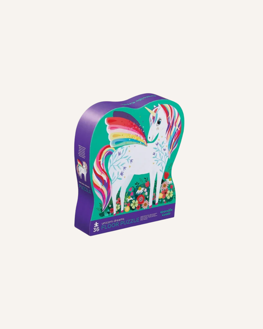CROCODILE CREEK - CLASSIC FLOOR PUZZLE - 36 PIECE - UNICORN DREAMS