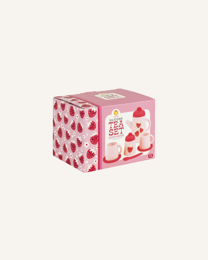 TIGERTRIBE TOY - SILICONE TEA SET - STRAWBERRY PATCH