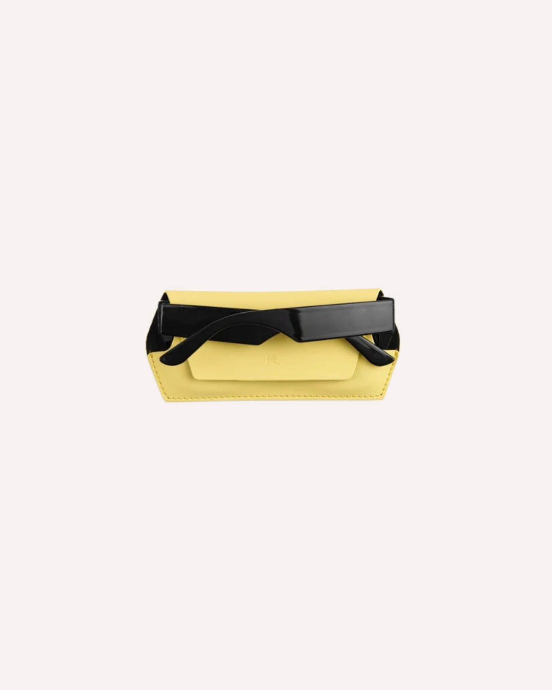 FOX AND LEO GLASSES CASE - YELLOW