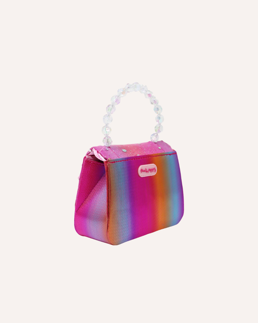 PINK POPPY - SPARKLE FLORAL BAG