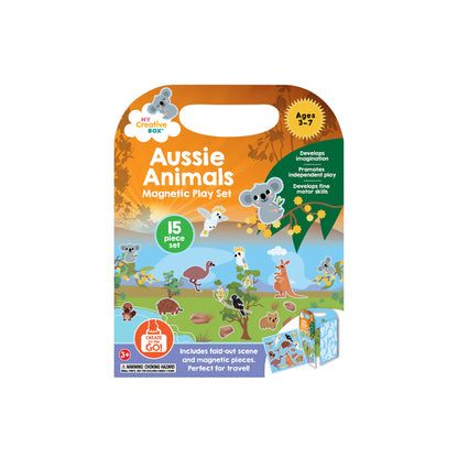 MY CREATIVE BOX - MAGNETIC PLAY SET - AUSSIE ANIMALS