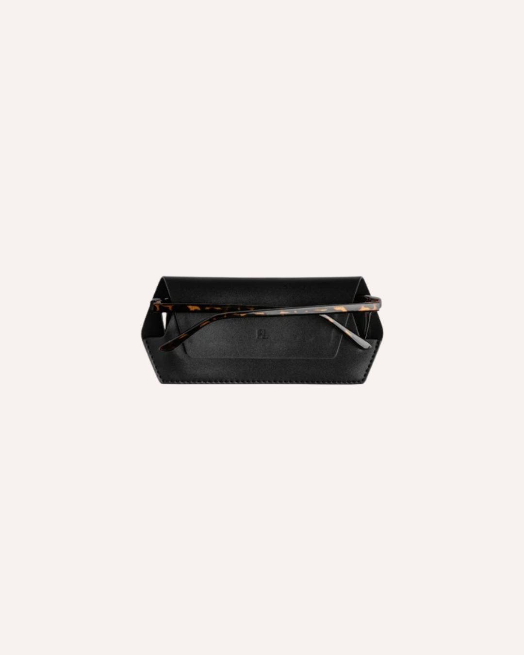 FOX AND LEO GLASSES CASE - BLACK