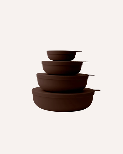 STYLEWARE - NESTING BOWL 4 PIECE SET - COCOA