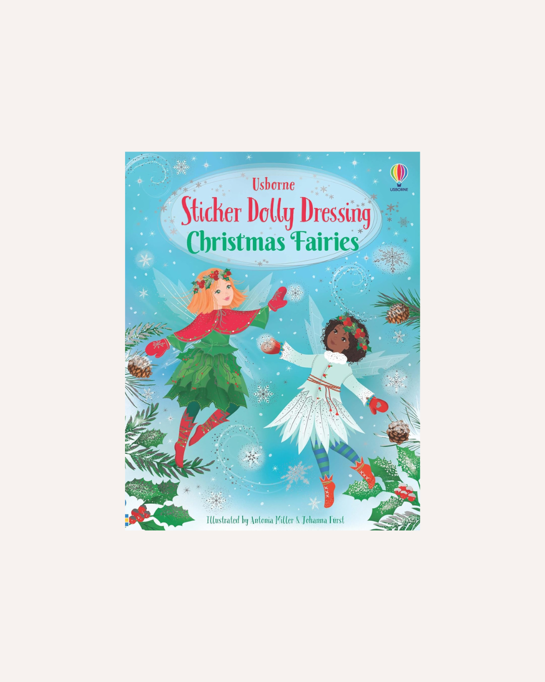 USBORNE - STICKER DOLLY DRESSING CHRISTMAS FAIRIES