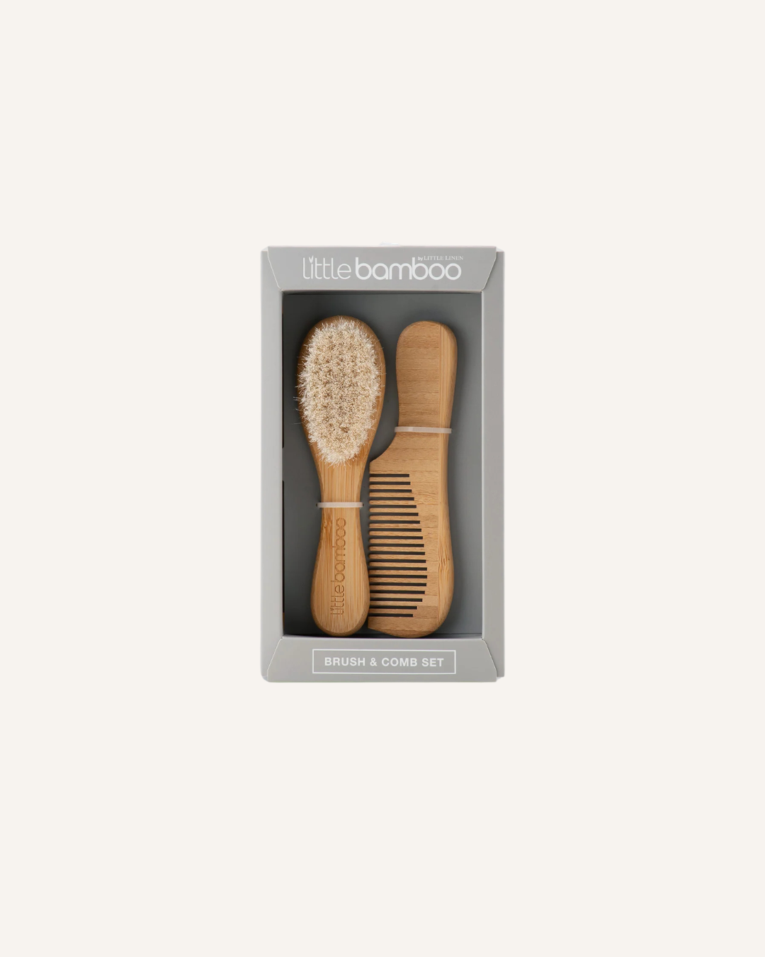 LITTLE BAMBOO - BRUSH & COMB SET