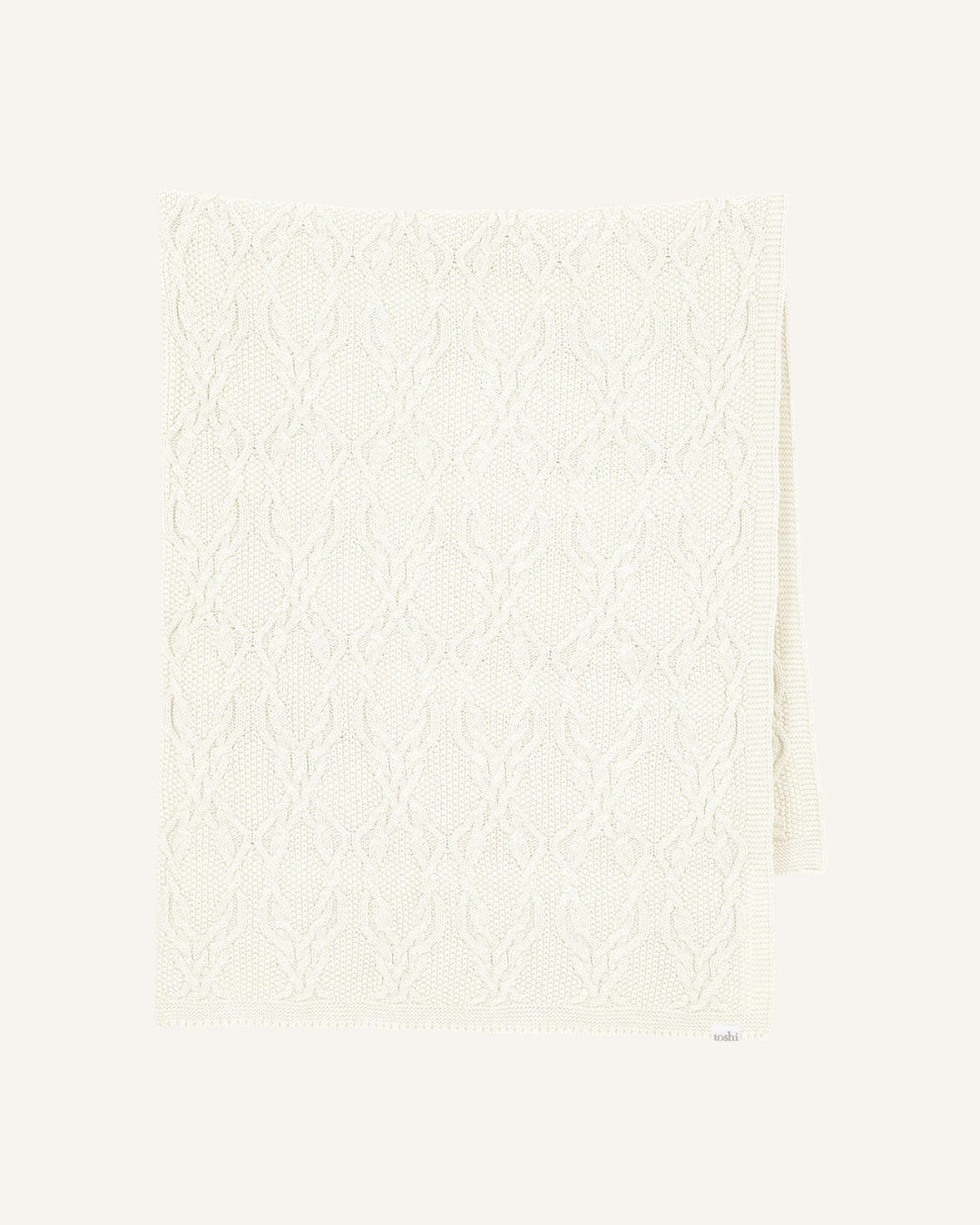 TOSHI - ORGANIC BABY BLANKET - CREAM