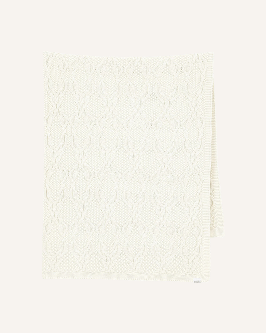 TOSHI - ORGANIC BABY BLANKET - CREAM