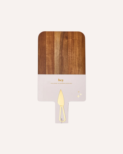 HERE'S HOW - THE GARTH CHEESE BOARD AND KNIFE SET