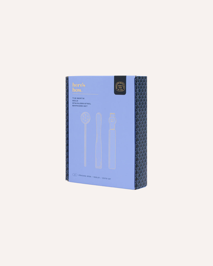 HERE'S HOW - THE BERTIE GOLD BARWARE SET
