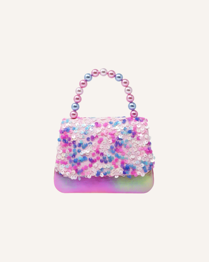 PINK POPPY - SPARKLE SEQUIN BAG - MERMAID - PINK/BLUE
