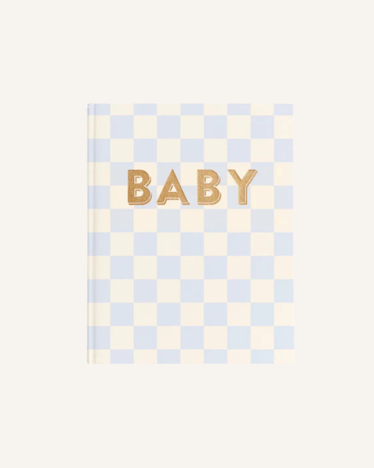FOX & FALLOW - BABY BOOK - BLUE CHECK