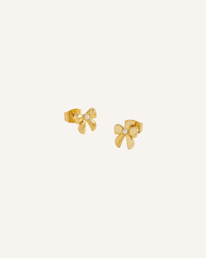 ESTELLA BARTLETT - EARRINGS - PEARL BOW STUD