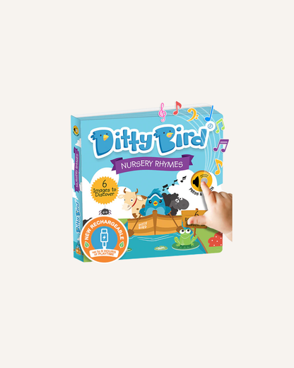 DITTY BIRD - RECHARGEABLE BOOK - NURSRY RHYMES