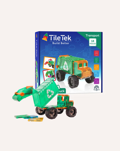 TILE TEK - MEGA RECYCLING TRUCK - 14 PIECE