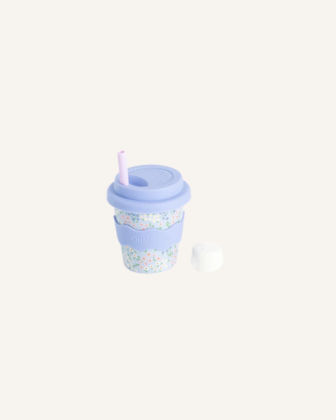 CHINO CLUB - BABYCHINO CUP - BLUE FLORAL