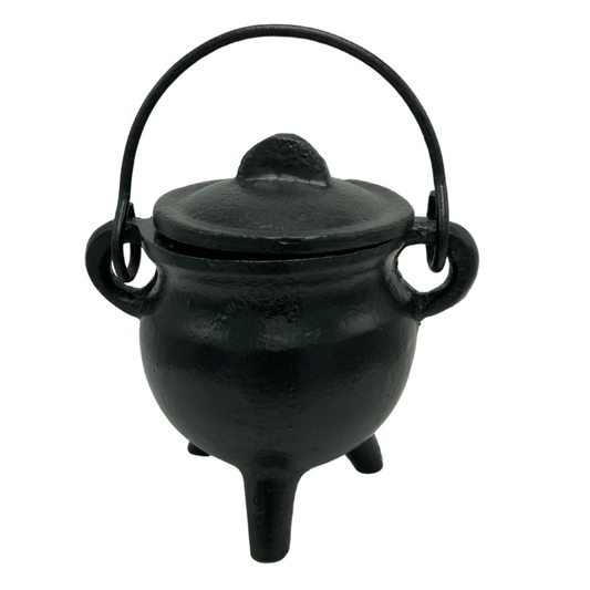 CAST IRON CAULDRON - SMALL BLACK