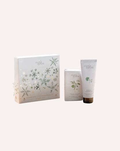 MYRTLE & MOSS CHRISTMAS DUO - BERGAMOT TANGERINE & GERANIUM
