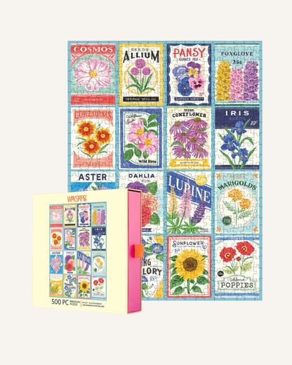 WERKSHOPPE - 500 PIECE PREMIUM PUZZLE - SEED PACKETS