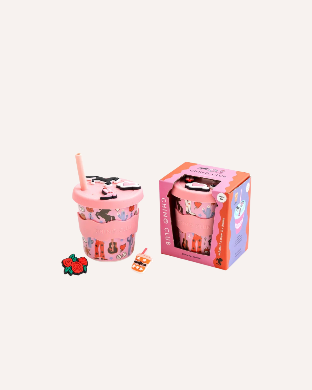 CHINO CLUB - BABYCHINO CHARM CUP 8oz - COWGIRL