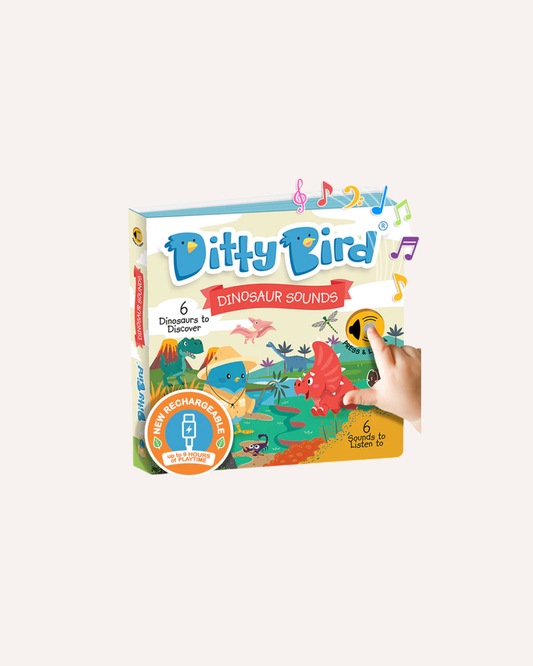 DITTY BIRD - RECHARGEABLE BOOK - DINO SOUNDS