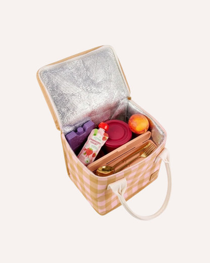 THE SOMEWHERE CO - THE GRAZE LUNCH BAG - ROSE ALL DAY