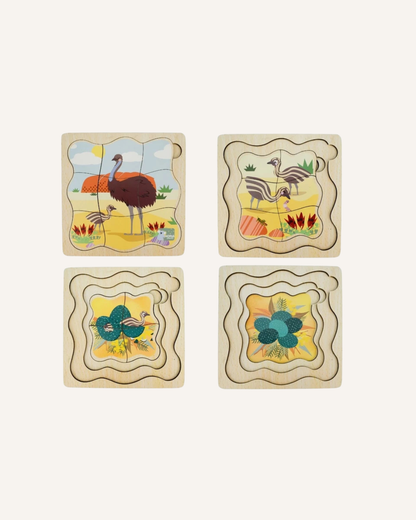 KOALA DREAM - LIFE CYCLE LAYERED PUZZLE - EMU