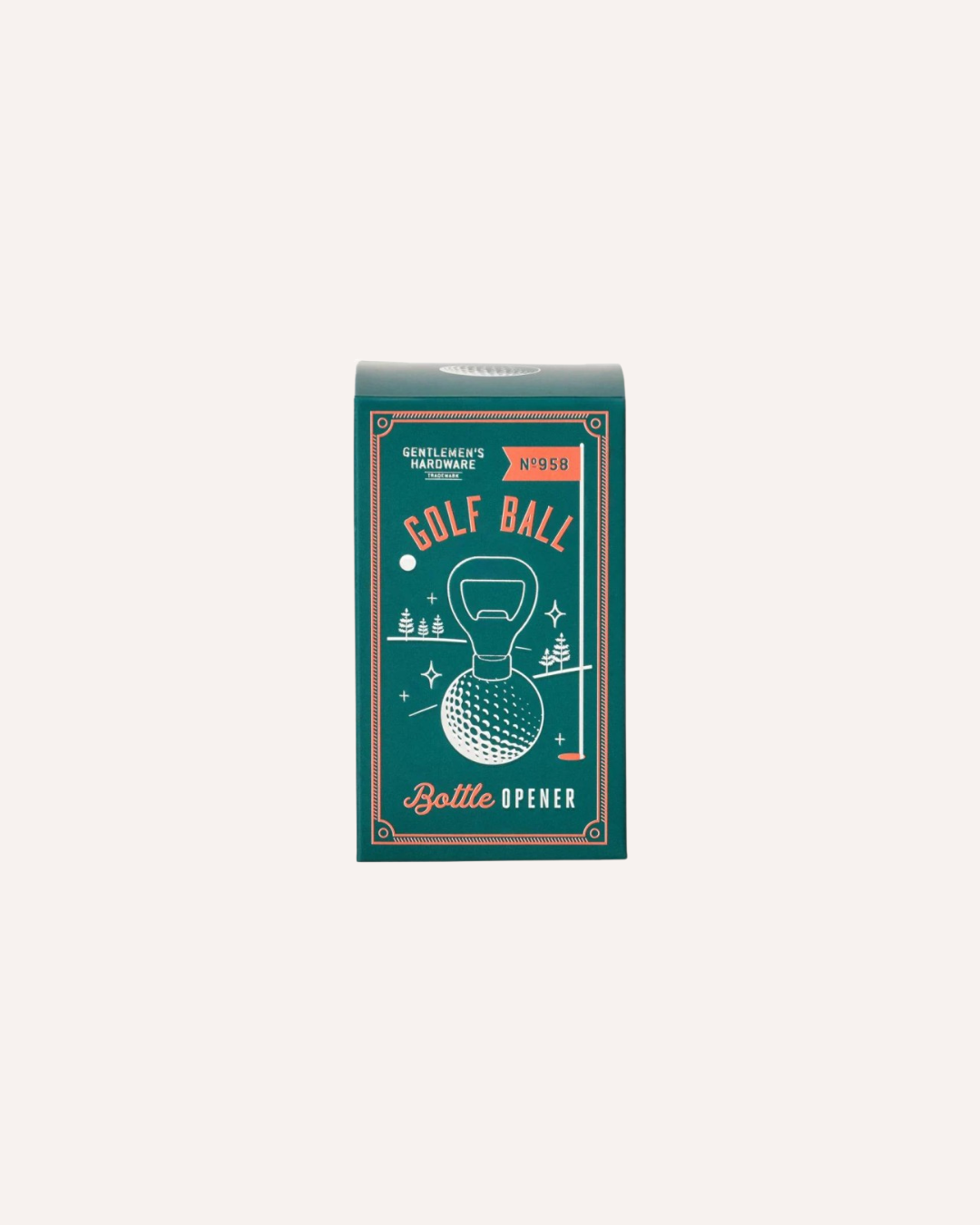 GENTLEMEN'S HARDWARE - GOLF BALL BOTTLE OPENER