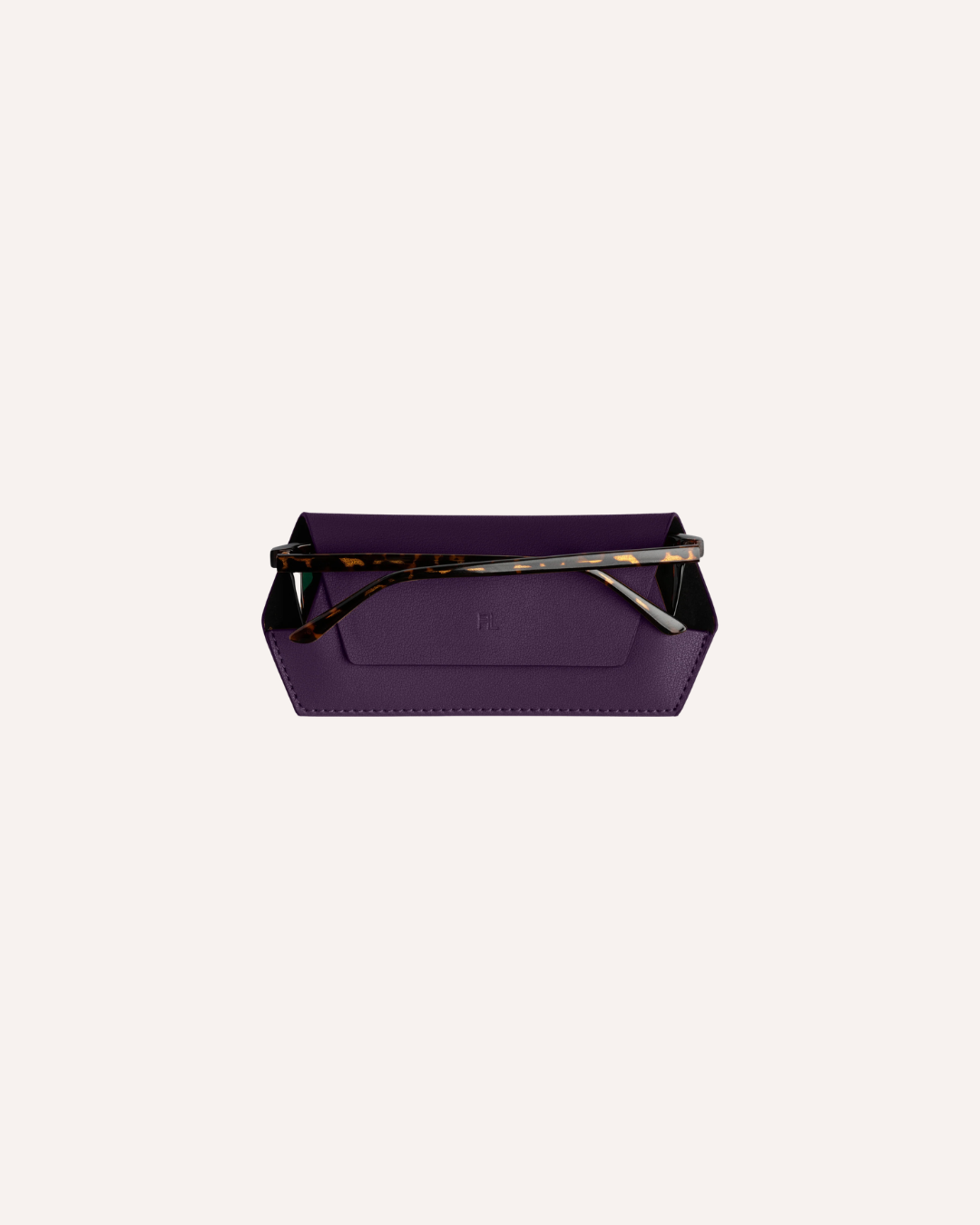 FOX AND LEO GLASSES CASE - MULBERRY