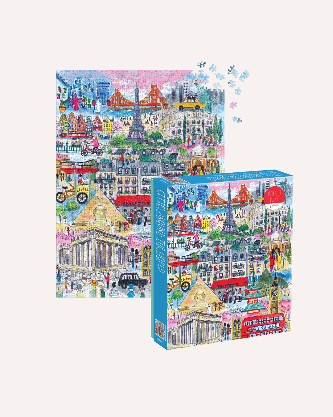 GALISON - 1000P PUZZLE - CITIES AROUND THE WORLD