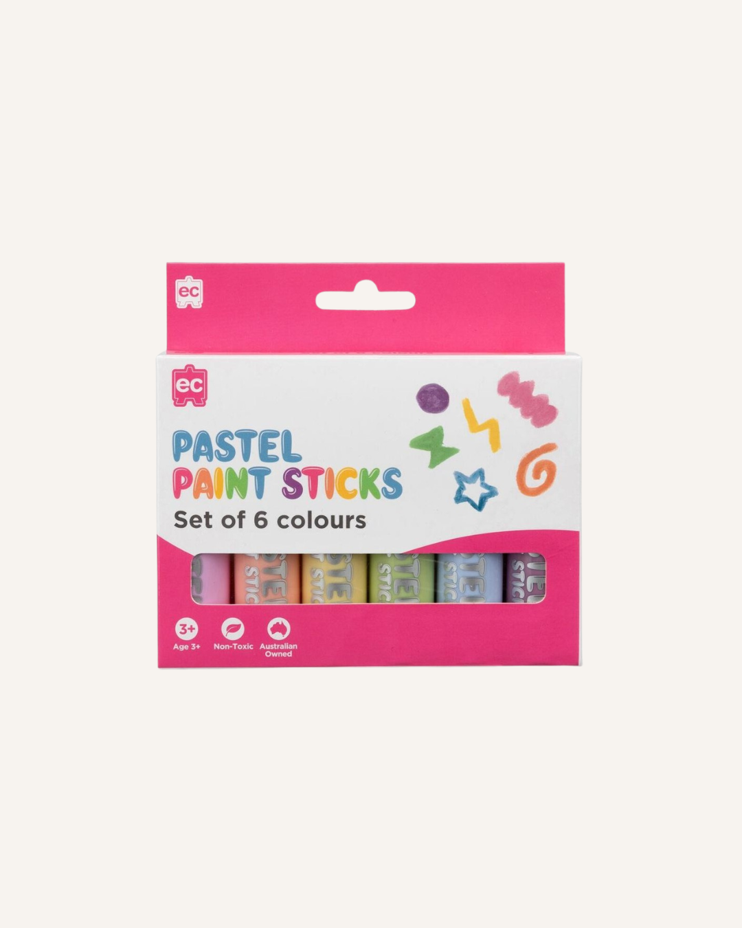 EDUCATIONAL COLOURS - PAINT STICKS - PASTEL
