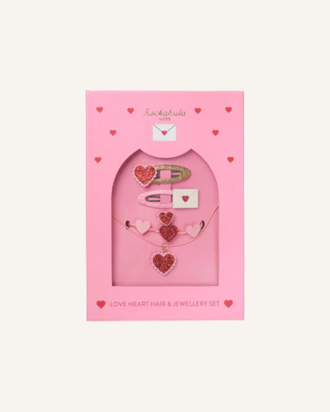 ROCKAHULA - LOVE HEARTS HAIR AND JEWELLERY SET