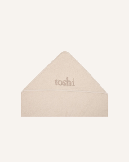 TOSHI - BABY BATH TOWEL - OATMEAL