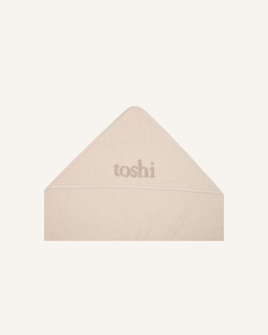 TOSHI - BABY BATH TOWEL - OATMEAL