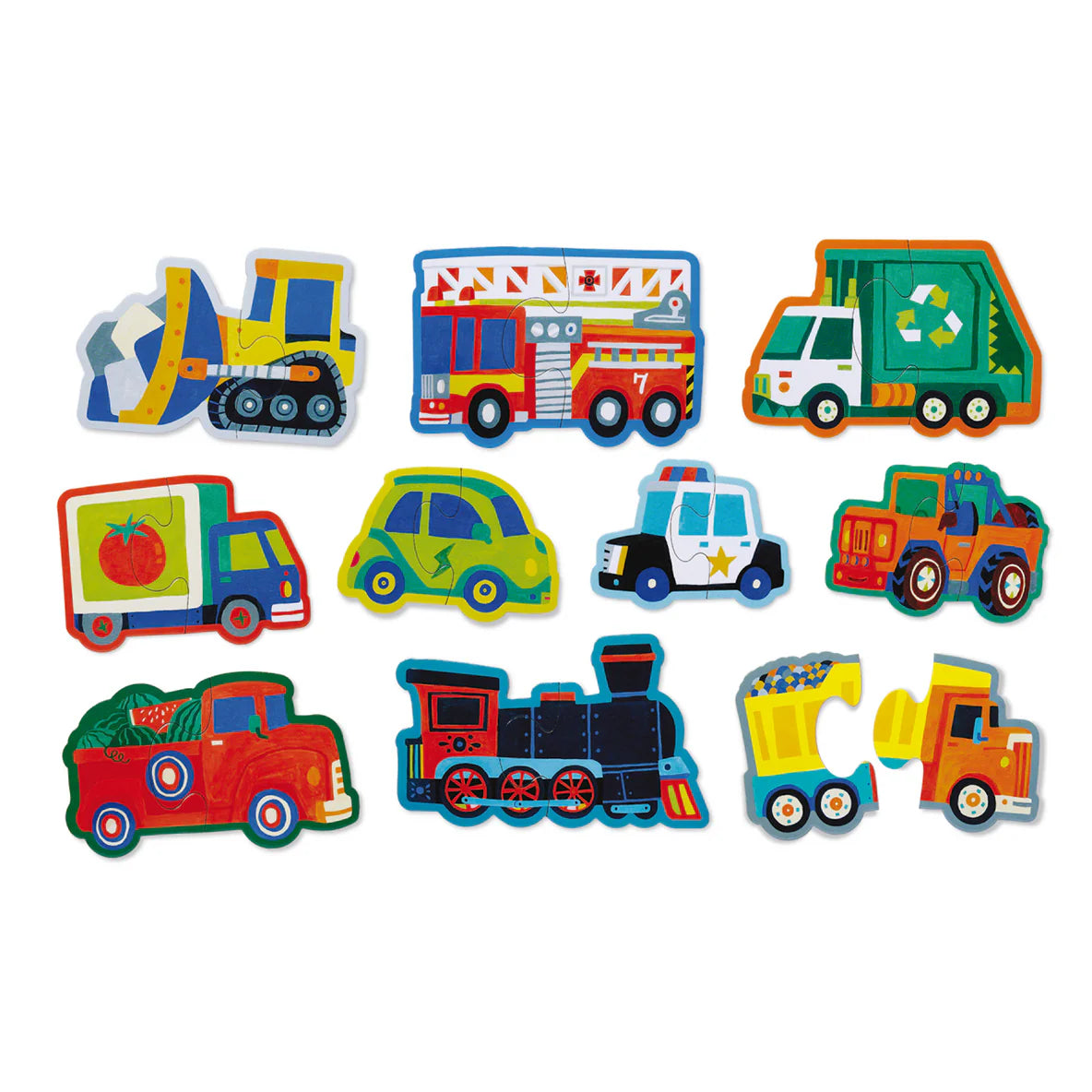 CROCODILE CREEK PUZZLE - LET'S BEGIN - VEHICLES