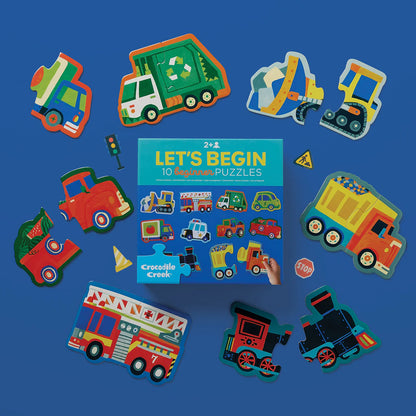CROCODILE CREEK PUZZLE - LET'S BEGIN - VEHICLES