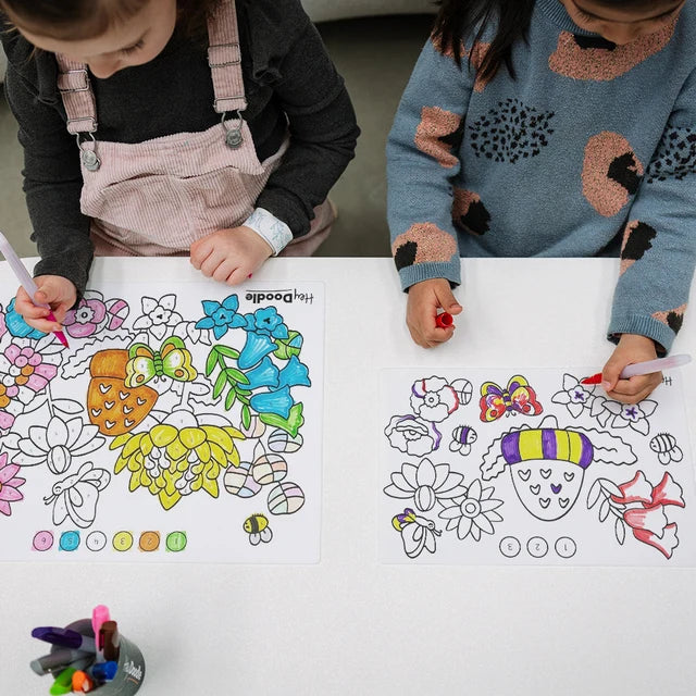 HEY DOODLE - CLASSIC MAT - FLOWER POWER
