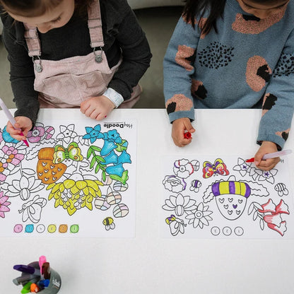 HEY DOODLE - CLASSIC MAT - FLOWER POWER