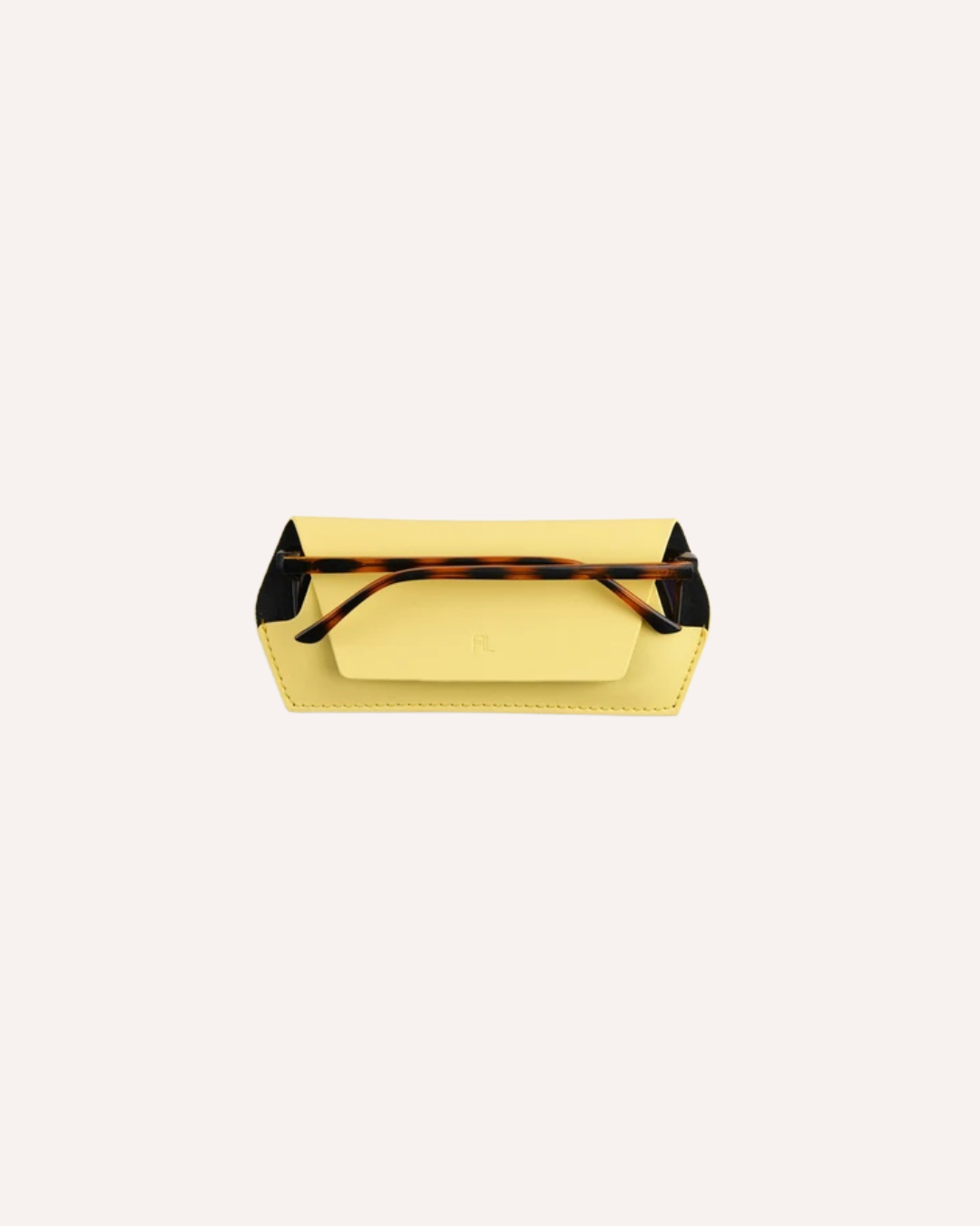 FOX AND LEO GLASSES CASE - YELLOW