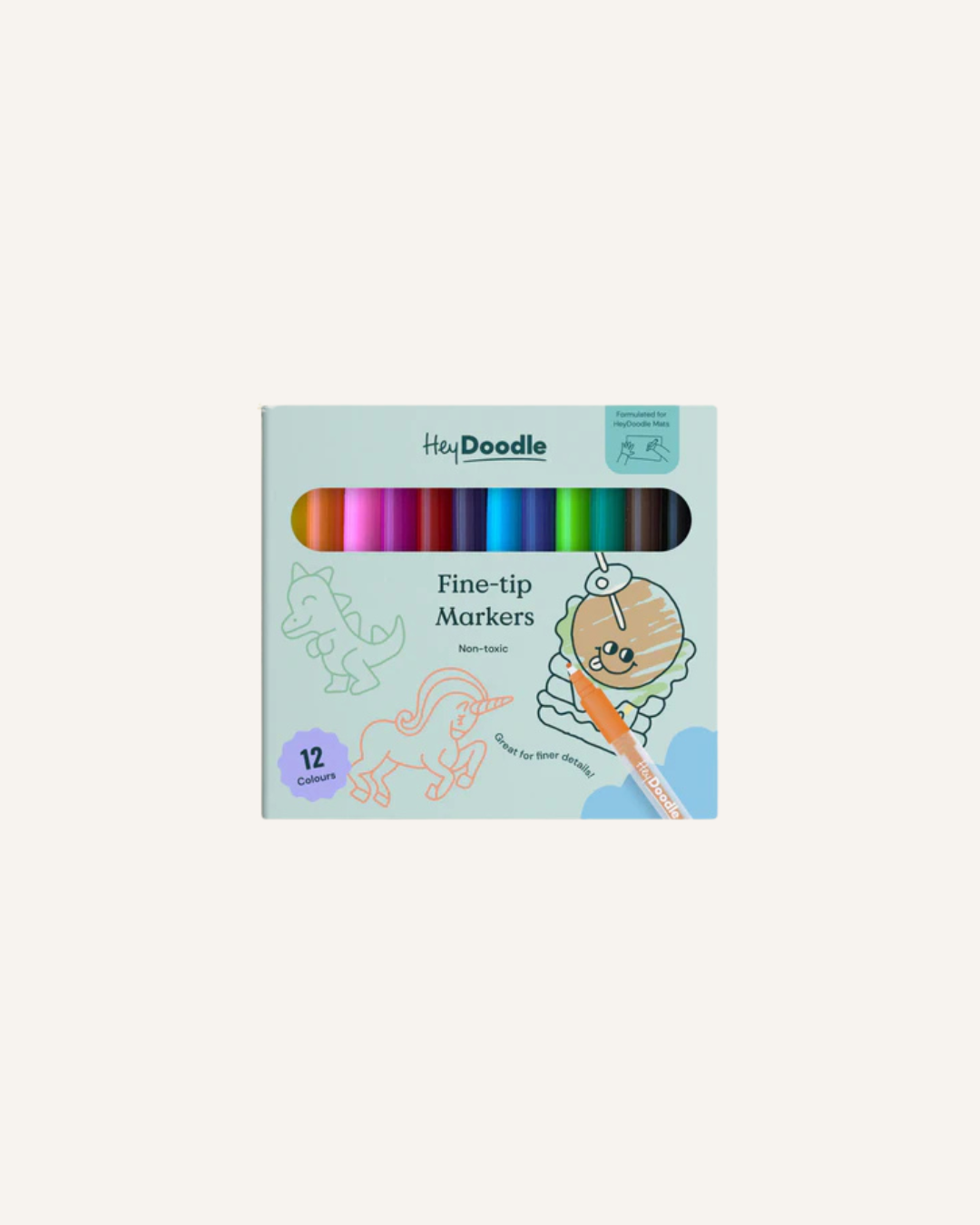 HEY DOODLE - FINE TIP MARKERS