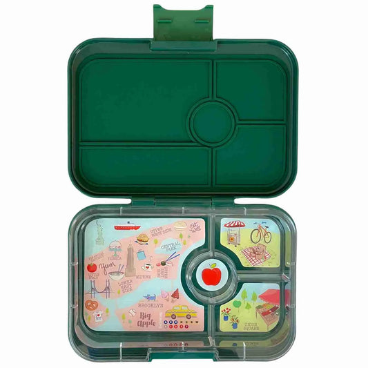 YUMBOX TAPAS - 4 COMPARTMENT - GREENWICH GREEN NYC TRAY