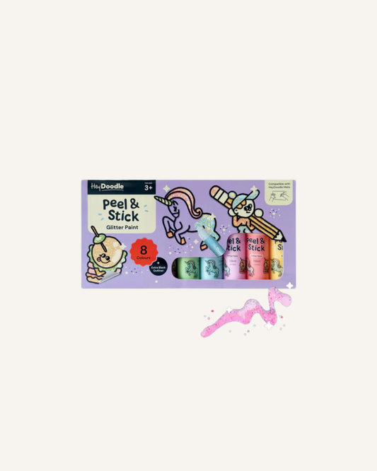 HEY DOODLE - PEEL & STICK - GLITTER PAINT