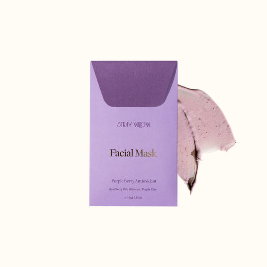 STRAY WILLOW - FACIAL MASK - PURPLE BERRY ANTIOXIDANT