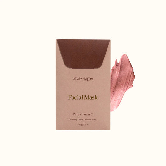 STRAY WILLOW - FACIAL MASK - PINK VITAMIN C