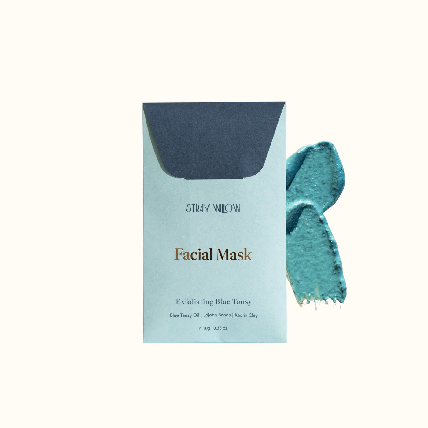 STRAY WILLOW - FACIAL MASK - EXFOLIATING BLUE TANSY