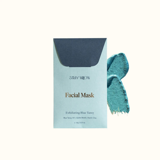 STRAY WILLOW - FACIAL MASK - EXFOLIATING BLUE TANSY