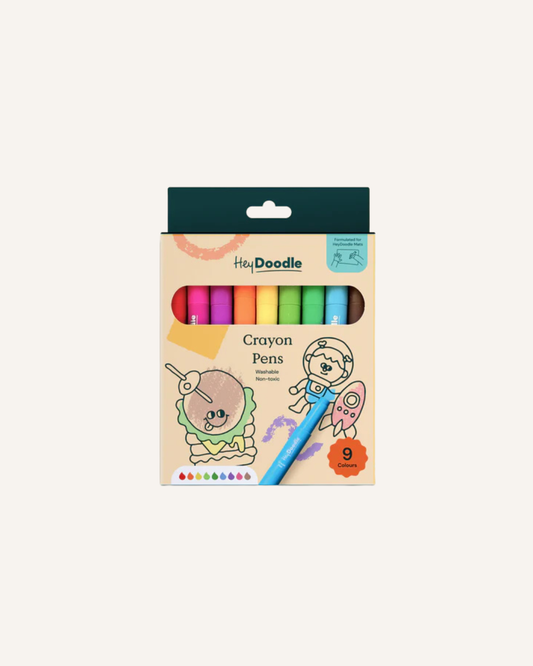 HEY DOODLE - WASHABLE CRAYON PENS