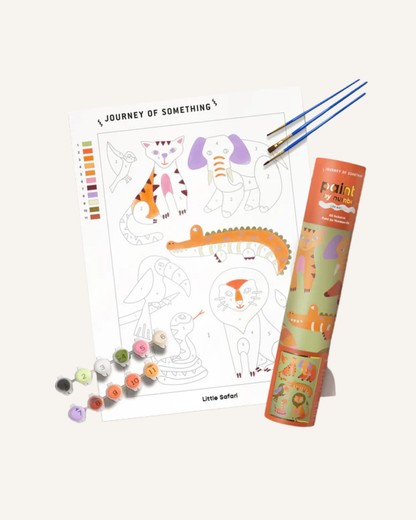 JOURNEY OF SOMETHING KIDS PAINT BY NUMBERS - LITTLE SAFARI