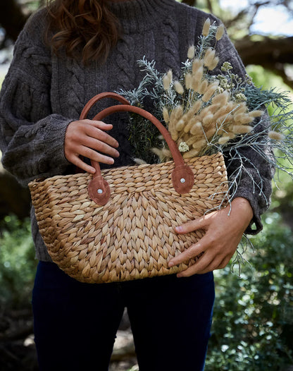 ROBERT GORDON - HARVEST BASKETS - NATURAL SUEDE