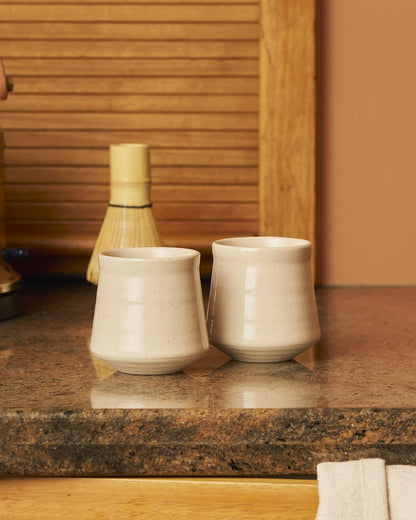 ROBERT GORDON -MATCHA LATTE CUPS SET 2 - WHITE